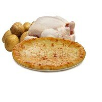 С курицей и картошкой
