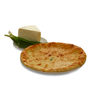 С сыром и зеленым луком