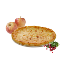 Осетинский пирог с яблоками и клюквой.
